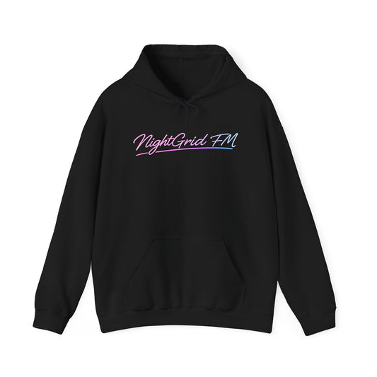NightGrid FM Hoodie – Neon Vice Edition